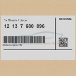 Genuine Bmw 12137680896 - Right Cover. Fixed Price $49.93.