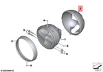 New Bmw Genuine K34 0L13 0L23 Headlight Housing Black 63129898681. Fixed Price $77.50.