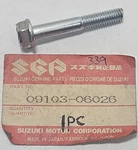 Nos 1983-2013 Genuine Suzuki Motorcycle 6X40 Flange Bolt Oem 09103-06026 New. Fixed Price $6.98.