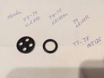 Honda CR250M CR125M Elsinore Fuel Tank Petcock Rubber Repair Kit Shut Off Valve. Fixed Price $6.50.
