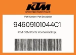 Ktm Genuine Vorderrad Kpl. - 94609101044C1. Fixed Price $419.62.