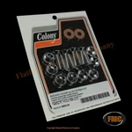 Colony 9833-24, Custom Rocker Cover Screw Kit, 1985-UP Evo Models, Chrome. Fixed Price $23.91.