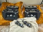 Harley-davidson 17192-06 17193-06 Cylinder Head Set For Twin Cam 96 Black. Fixed Price $400.00.
