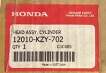 Genuine Honda Part 2013-16 PCX150: Cylinder Head Assy 12010-KZY-702 New. Fixed Price $125.00.