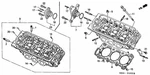 Genuine Honda Cylinder Head Assembly Rear 12300-P8C-306. Fixed Price $297.87.