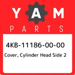 4KB-11186-00-00 Yamaha Cover, Cylinder Head Side 2 4KB111860000, New Genuine Oem. Fixed Price $36.56.