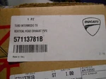 Ducati Scrambler Vertical Exhaust Pipe - 57113781B. Fixed Price $119.93.