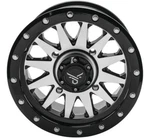 Quad Boss Wagon Wheels 14X7, 4/156, 4+3 Black/machined RT-GW106147156MBA. Fixed Price $171.99.
