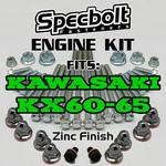 KX65 Engine Rebuild Kit Fits Kawasaki Specbolt Oem Zinc Stock. Fixed Price $46.99.