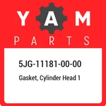 5JG-11181-00-00 Yamaha Gasket, Cylinder Head 5JG111810000, New Genuine Oem Par. Fixed Price $58.73.
