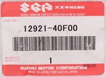Genuine Suzuki Valve Spring Part Number 12921-40F00. Fixed Price $12.99.
