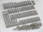 Harley Davidson Softail TC88B 2000-06 Motor Covers Stainless Unc Allen Bolt Kit. Fixed Price $73.75.