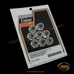 Colony 9101-8, Cylinder Base Nut Set, 1978-1984--80" Shovelhead, Zinc Plated. Fixed Price $18.50.