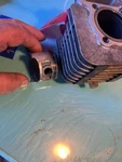 Cylinder + Piston Assy. Riva XC125 Yamaha Part # 50M-11110-00-00 Lot 3106. Fixed Price $65.00.