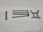 1996 Yamaha Virago XV250 Rear Head Bolt Set And Bracket. Fixed Price $10.00.