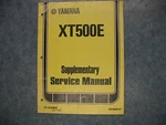 1978 Yamaha Supplementary Service Manual. Fixed Price $72.99.