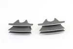 M8 Finned Spark Plug Cover Set Granite For Harley-davidson. Fixed Price $70.99.
