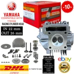 Yamaha TTR110 110E Racing Cylinder Head Set & Big Valve 22 Out 26 Mm Full. Fixed Price $165.00.