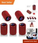 Car Tire Valve Stem Covers Color Compatible With 1234567 Series X3 X5 X6 .... Fixed Price $16.99.