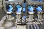PS-1531 Kawasaki Z1 KZ900 1015CC Piston Kit And Refinished Cylinder Like New. Fixed Price $1250.00.
