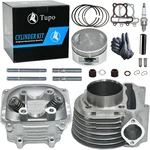 150CC 57.4MM Top End Cylinder Head Kit Compatible With GY6 4STROKE 157QMJ 152QMI. Fixed Price $73.89.