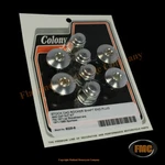 Colony 8225-8, Rocker Shaft End Plug Kit, 1971-1985 Shovelhead, Cad Plated. Fixed Price $31.81.