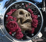 Harley Davidson Twin Cam Derby Clutch Cover Fits 1999-2018 Models Skull Roses. Fixed Price $149.98.