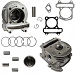 50MM Big Bore Cylinder Head Assembly For GY6 50CC Moped Scooter Go Kart Quad. Fixed Price $50.00.