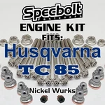 Nickel Engine Bolt Kit Husqvarna Cylinder Head Crankcase Clutch Cover. Fixed Price $56.99.