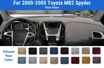Dashboard Mat Cover For 2000-2005 Toyota MR2 Spyder (plush Velour). Fixed Price $75.95.