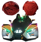 Fuel Gas Cap Cover Red Aluminum For Polaris Slingshot S/r/sl/slr/gt 2015-2025. Fixed Price $37.04.