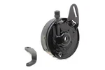 New Harley Davidson Flathead Wl 45" Black Rear Brake Backing Plate Assembly. Fixed Price $349.99.