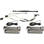 Custom Dynamics 2040-2528 Chrome Amber/white Engine Guard Leds For 1-1/4" Bar. Fixed Price $189.95.
