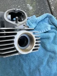 Early Norton Dominator 88SS Cylinder Head Restored. 5/16 Holes.. Fixed Price $3200.00.