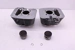 08-25 Yamaha V Star 250 Oem Front And Rear Cylinders W/ Pistons. Fixed Price $95.00.