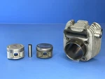 Oem Yamaha 2002 TTR225 Cylinder Assembly Top End Jug Barrel Motor Valve. Fixed Price $224.99.