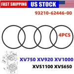4PCS For Yamaha XV1000 XVS650 XVS1100 93210-62446-00 Valve Cover O-rings Gaskets. Fixed Price $17.85.