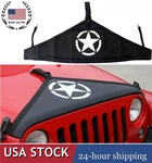 Front Hood Cover End Bra Protector For Jeep Wrangler Jku 2007-2018 Black Star. Fixed Price $25.50.