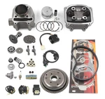 Complete GY6 Cylinder Head Rebuild Kit With Valves Trkimal 57.4MM 150CC Big Bore. Fixed Price $123.65.