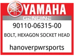 Yamaha Oem Part 90110-06315-00 Bolt, Hexagon Socket Head. Fixed Price $8.49.