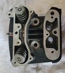 Harley Davidson Evo Big Twin Cylinder Head W/ Valves 16720-84C Rear. Fixed Price $150.00.