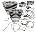 S&s Cycle #910-0474 Big Bore 117" Cylinder Kit Stone Gray For Harley Twin Cam. Fixed Price $1299.99.