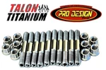 Banshee Pro Design Cool Head Studs Titanium PD909 Billet Nuts Kit Set. Fixed Price $58.88.