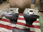 Harley Davidson Evolution Cylinders Heads Rocker Boxes Covers. Fixed Price $390.00.