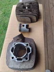 Vintage 1967-71 Bridgestone Sport 100 Cc Motorcycle Piston Cylinder Head Top Ed. Fixed Price $225.00.