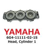 New Yamaha Genuine 2000-2008 150HP Head, Cylinder 6G4-11111-02-1S. Fixed Price $332.99.