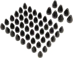 Ciro Engine Bolt Cover Fluted Spike Black Part 70026 For Twin Cam. Fixed Price $69.99.