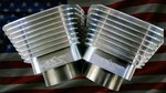 Harley Twin Cam Big Bore Delkron Billet Cylinders 3.875 3.940 4.125 4.250. Fixed Price $2600.00.