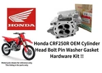 Honda CRF250R Cylinder Head Top End Rebuild Kit 38PC Valve Guide Gasket Bolt. Fixed Price $1884.99.
