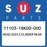 11103-18K00-000 Suzuki Head Assy,cylinder Rear 1110318K00000, New Genuine Oem Pa. Fixed Price $992.34.